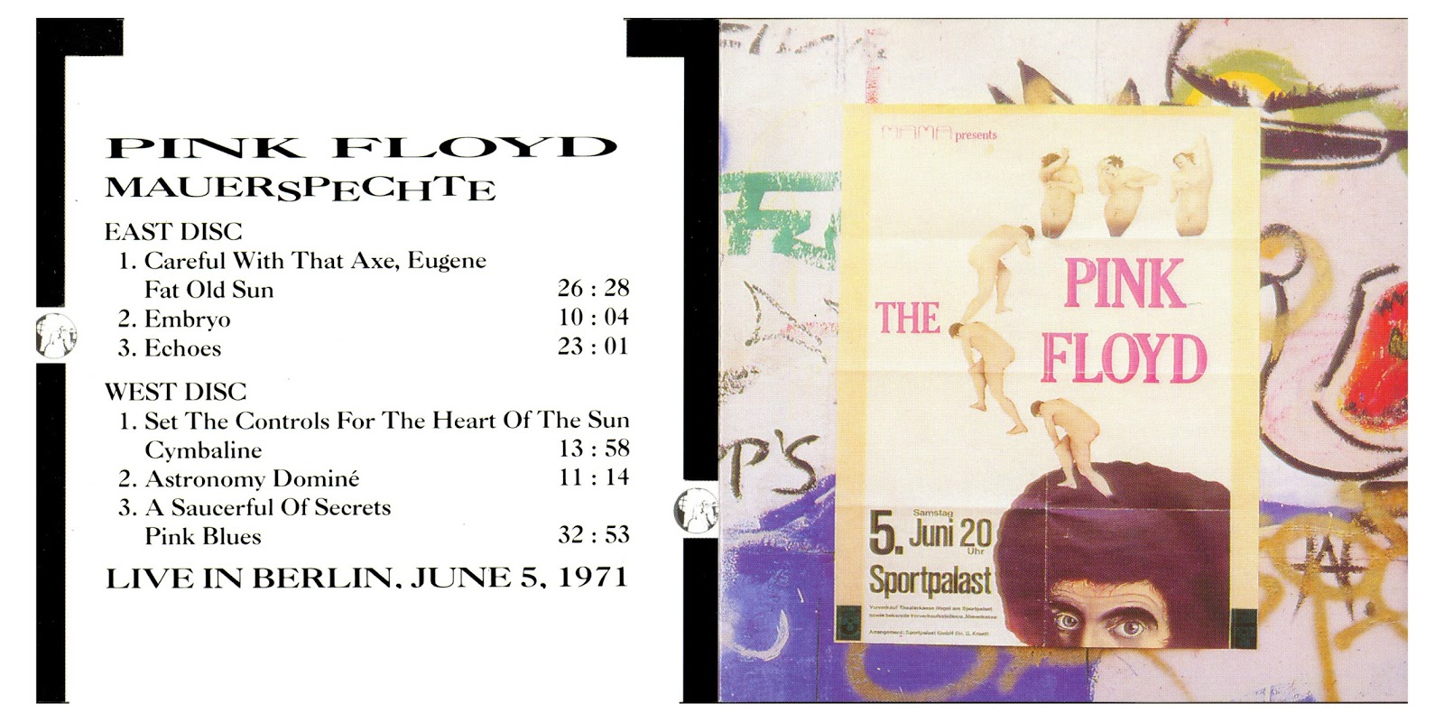 the wall pink floyd et ex music Pink Floyd 19710605 Berliner