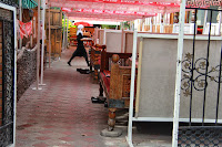 Kyrgyzstan, Bishkek, Togolok Street, Jalalabad Chaikhana, topchan, © L. Gigout, 2012