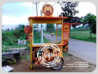 produksi gerobak dorong makaroni