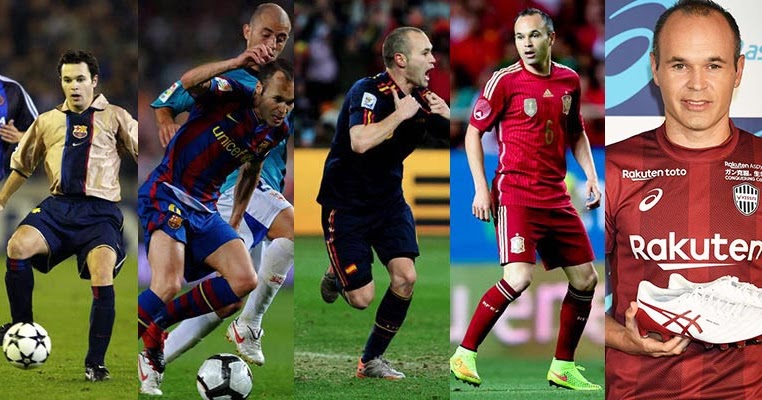 Welcome To Asics - Here Is Iniesta's Full Boot History - Footy