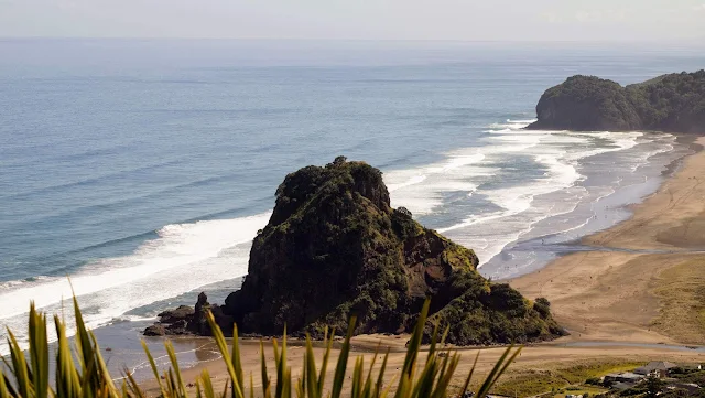 2 weeks in New Zealand Itinerary: Piha Beach