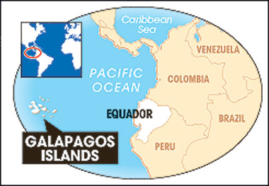 Galapagosöarna Karta | Karta