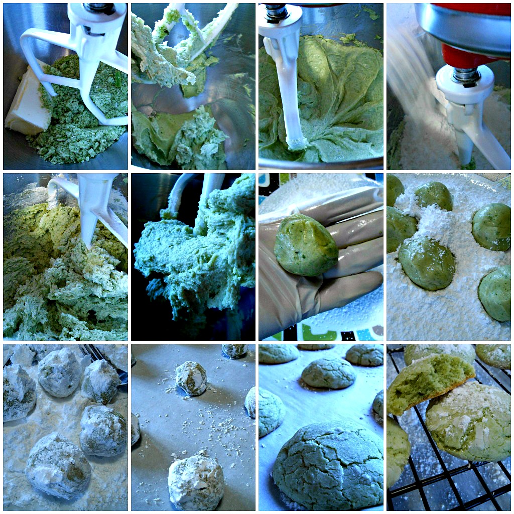 Lemon Verbena Crinkle Cookies