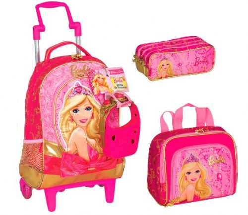 Barbie Noticias: Ja Chegou as Novas Mochilas da Barbie Escola de Princesas.