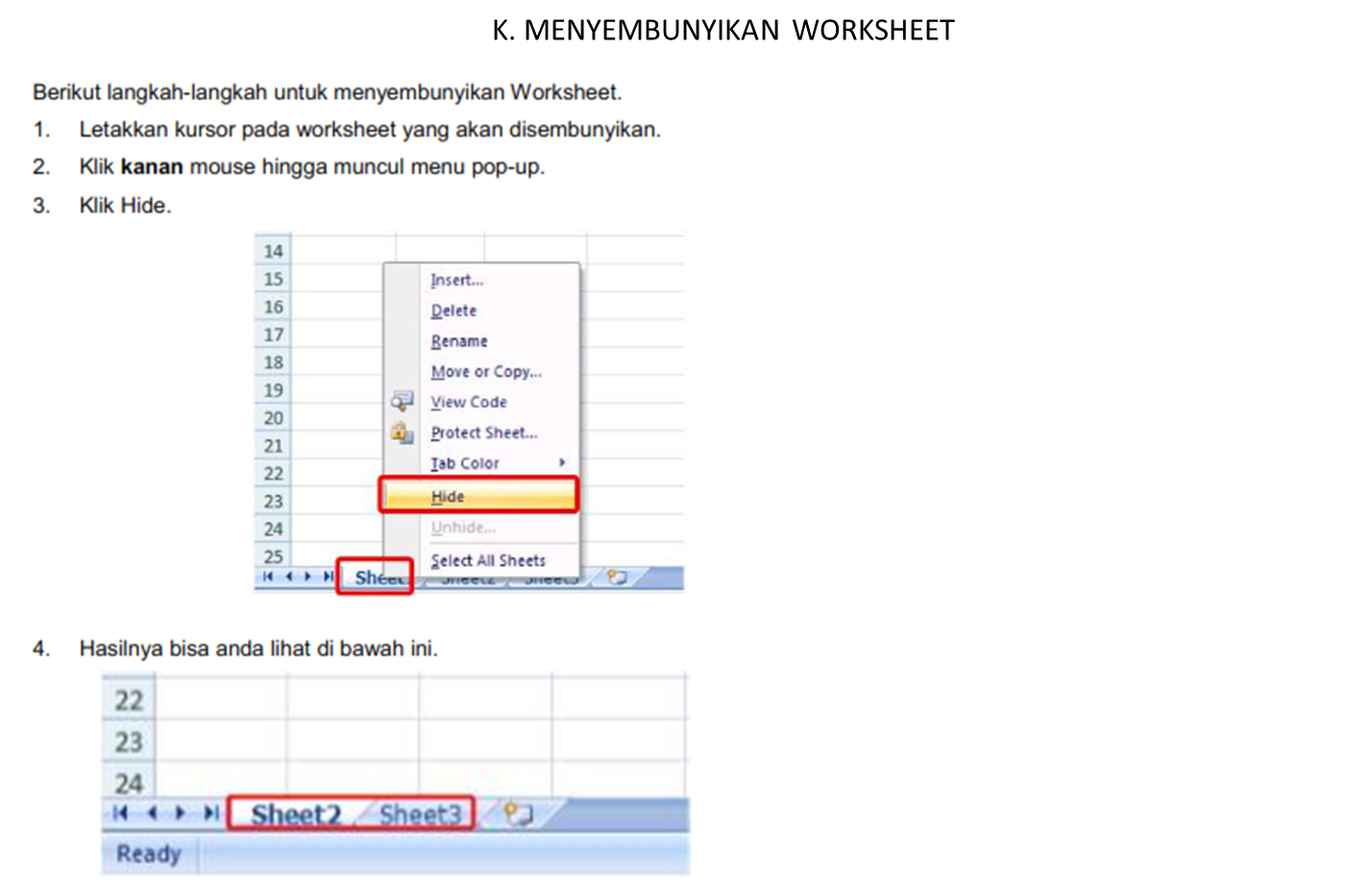 MATERI TIK KELAS XI SEMESTER 2 &quot;MODUL 3 EXCEL&quot;