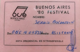 Asistente en "Festival Buenos Aires '80"