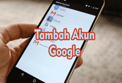 cara menambah akun google 1