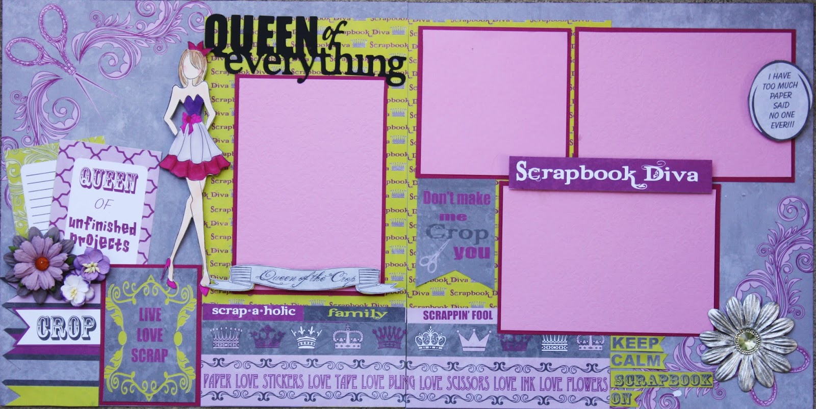 AMAZING GRACE Paper Crafts Scrapbook Queen