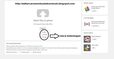 Cara Upload Video ke Youtube Dengan Mudah