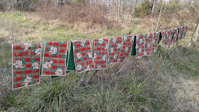 Ozark Christmas quilted table runners