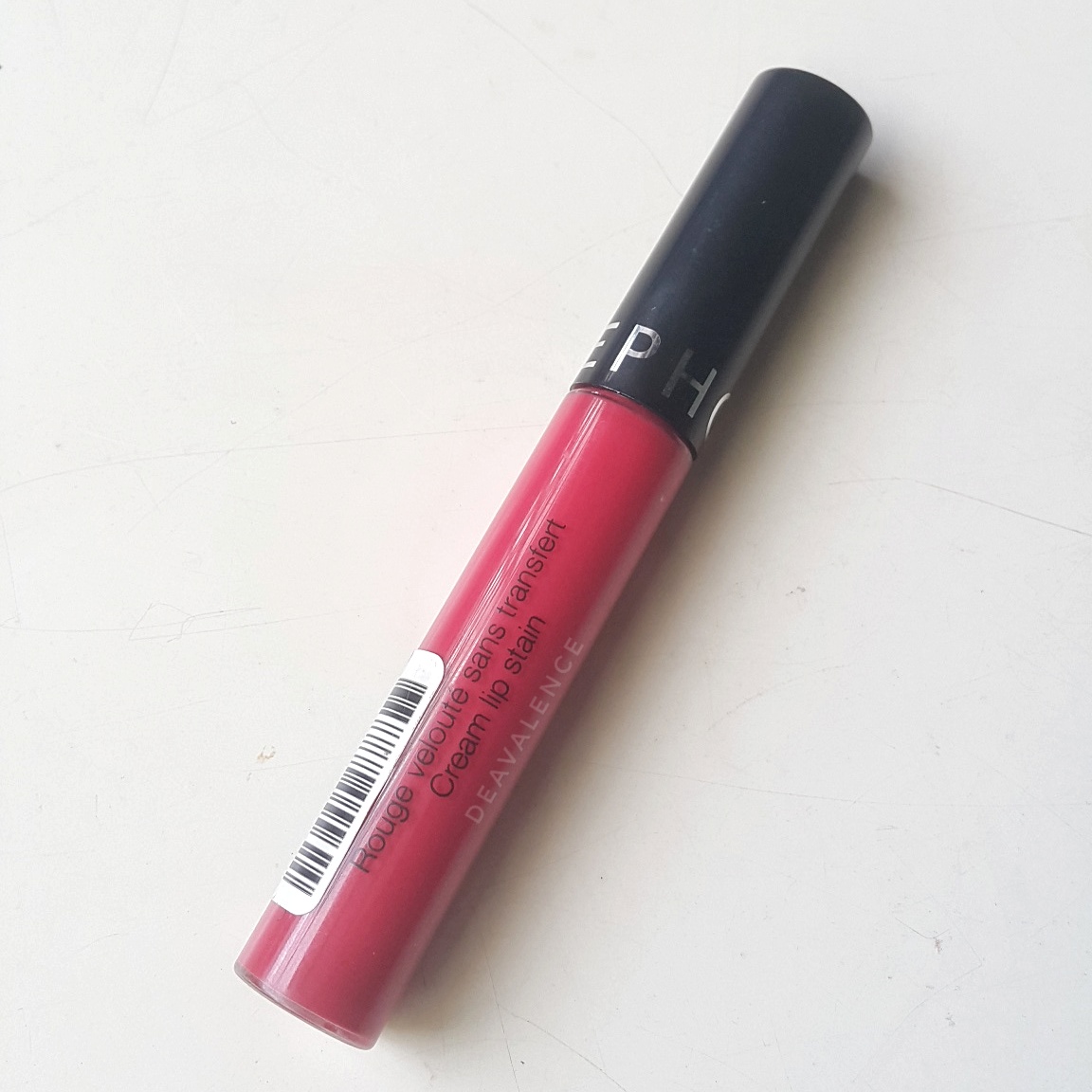 deavalence Sephora Cream Lip Stain 03 Strawberry Kissed