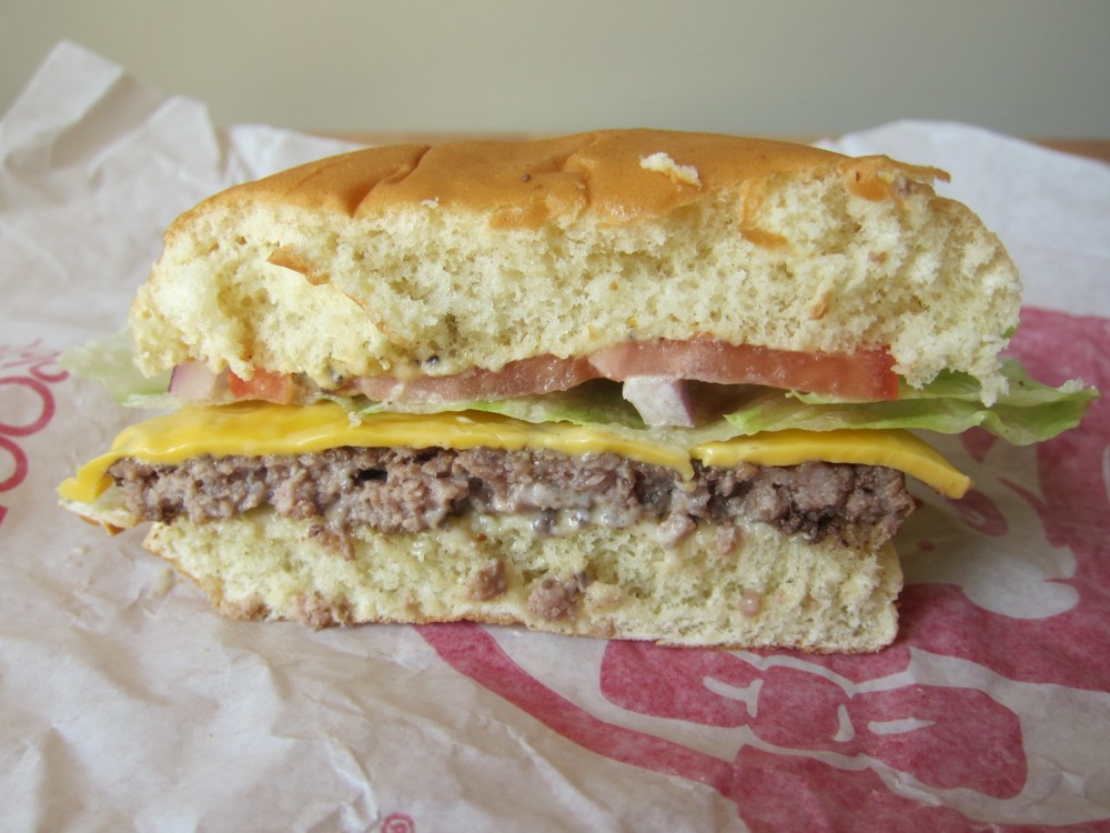 Review Wendy's Steakhouse Jr. Cheeseburger Deluxe