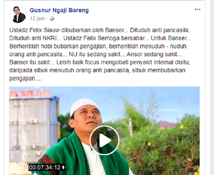 Jawaban "Mengejutkan" Gus Yaqut Saat Dimention Video Sugi Nur