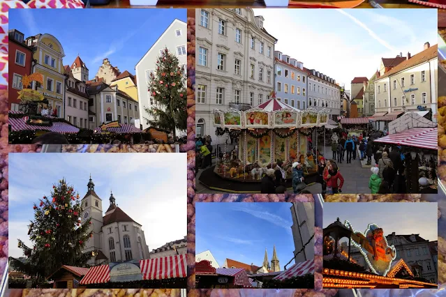 Regensburg Christmas Market at Neupfarrplatz