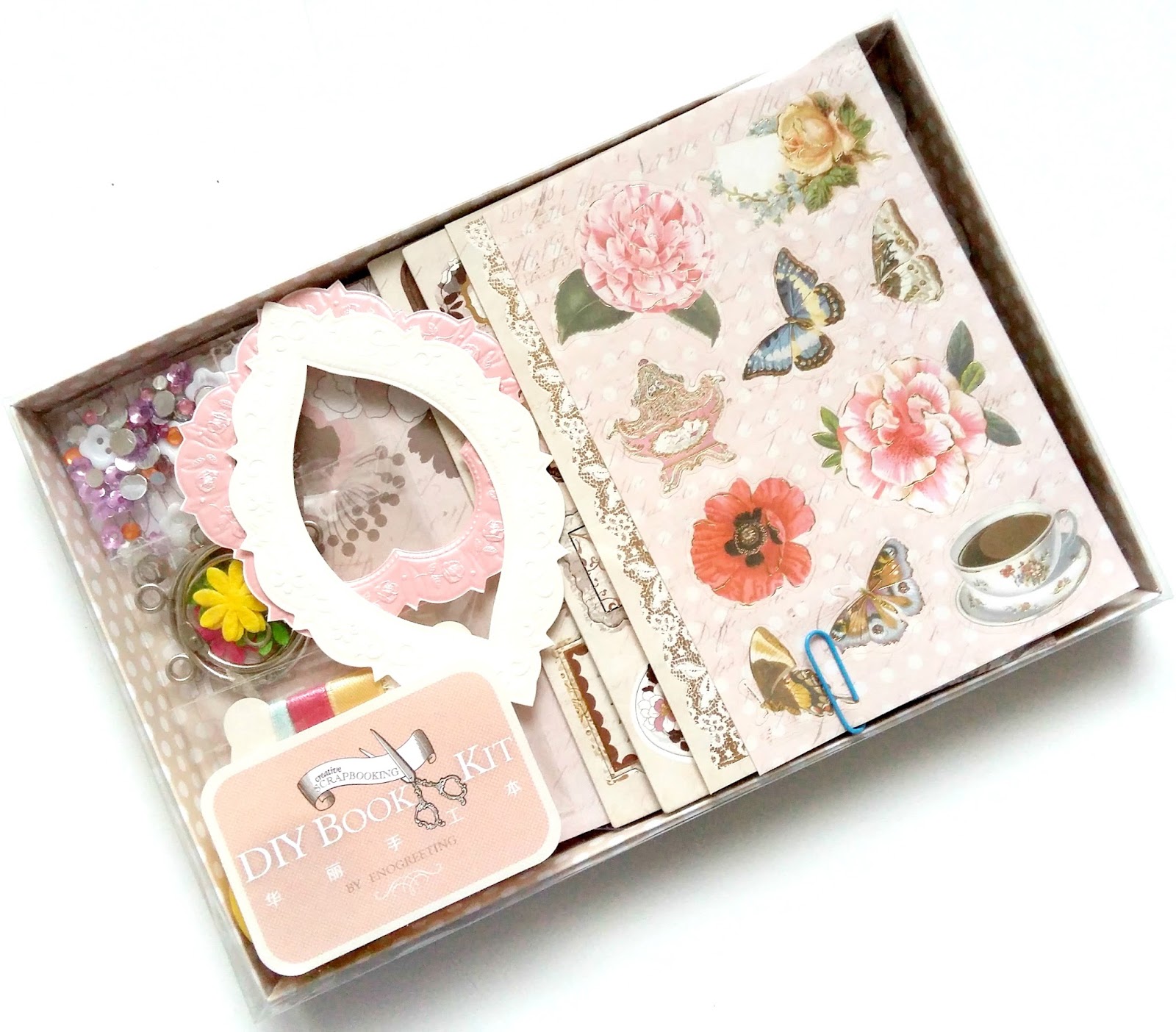 Diy sada na fotoalbum, scrapbooking Povídání nejen o kosmetice