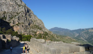 Ruinas de Delfos. Vistas desde el Monte Parnassos.