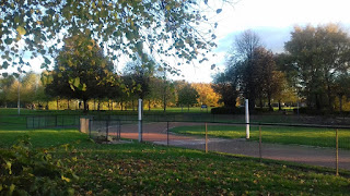 Cycle Speedway track at St Thomas' Recreation Ground in Stockport