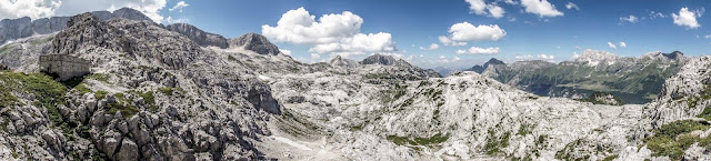 MTB Mountianbike Tour Kanin - Sella Bila Pec 2005 m.ü.A. zum Sella Grubia (Grubje)