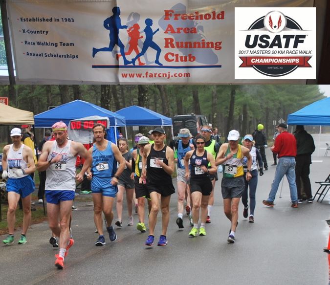 O Marchador Campeonatos de veteranos dos E.U.A. de 20 km (resultados)