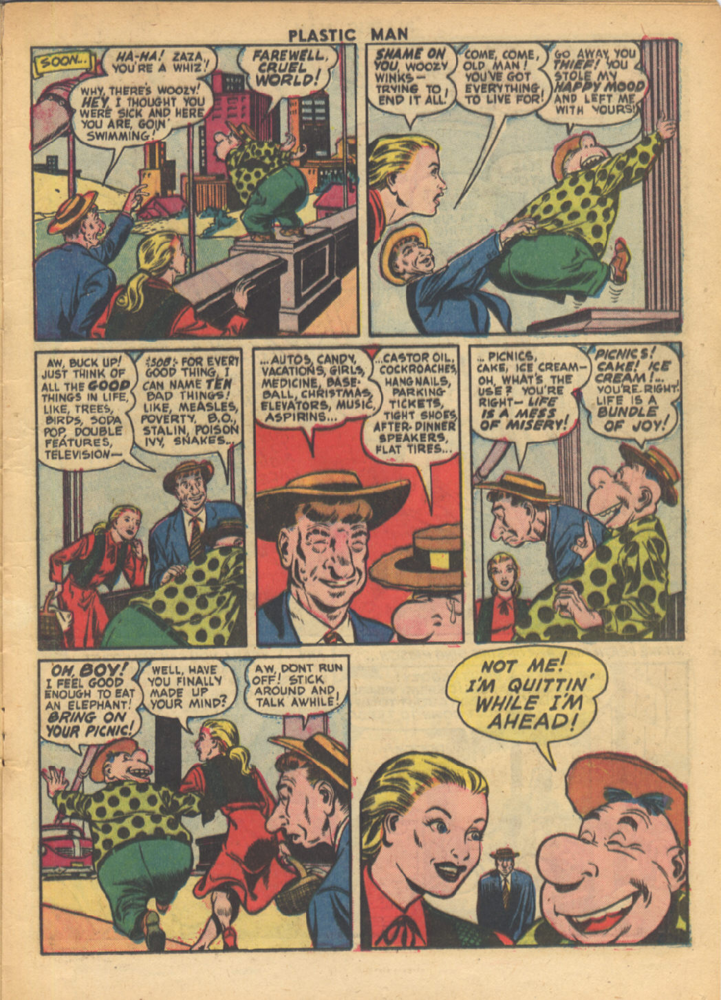Read online Plastic Man (1943) comic -  Issue #38 - 17