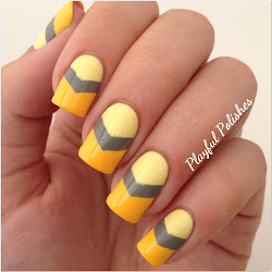 nails yellow nail challenge polish gray colors polishes