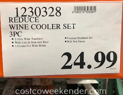 Deal for the Reduce Wine Cooler Set at Costco