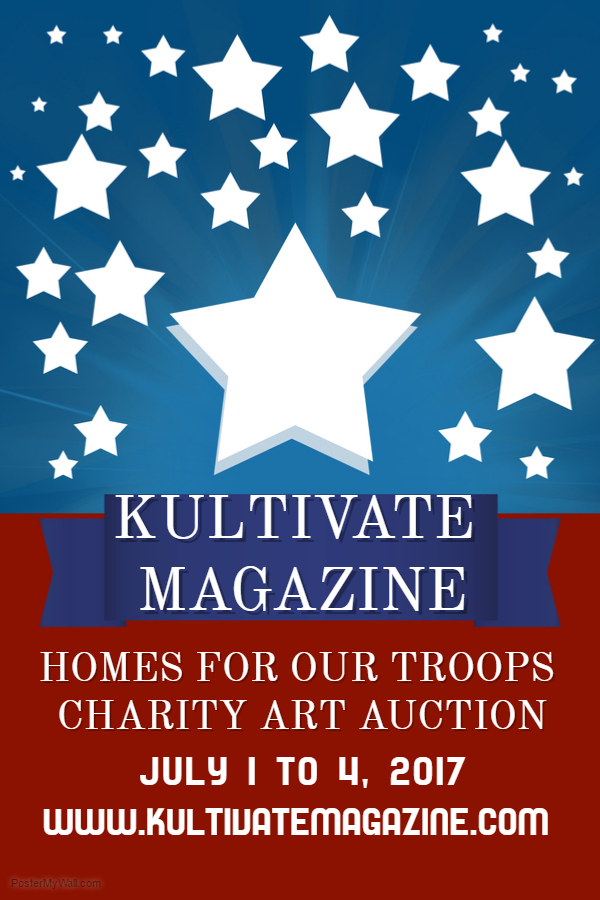 KULTIVATE PRESENTS HOMES FOR OUR TROOPS ART AUCTION & FUNDRAISER JULY