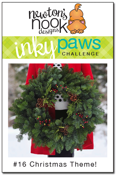 Inky Paws Challenge #16 - Christmas Theme - Newton's Nook Designs