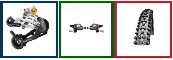 parts needed to build a mountain bike