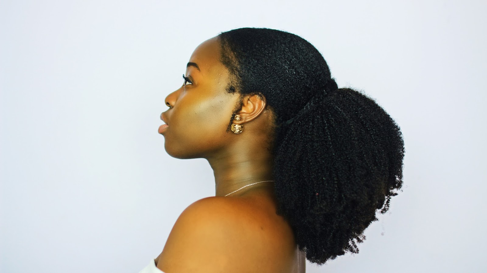 Here S The Perfect Sleek Ponytail For 4c 4b Naturals Curlynikki