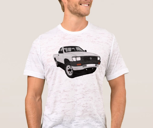 Toyota Hilux pickup car t-shirt