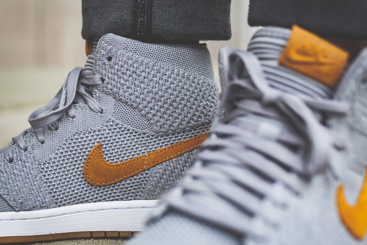 Swag Craze: First Look: Air Jordan 1 High Flyknit âWolf Greyâ