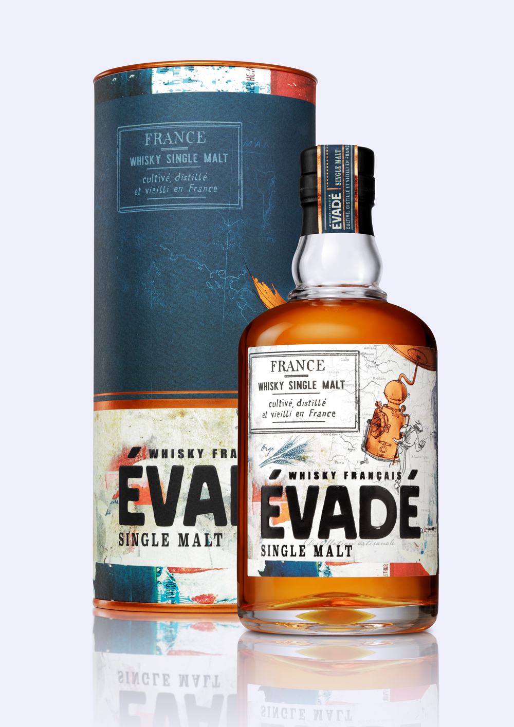 Évadé, Whisky Français Packaging Of The World