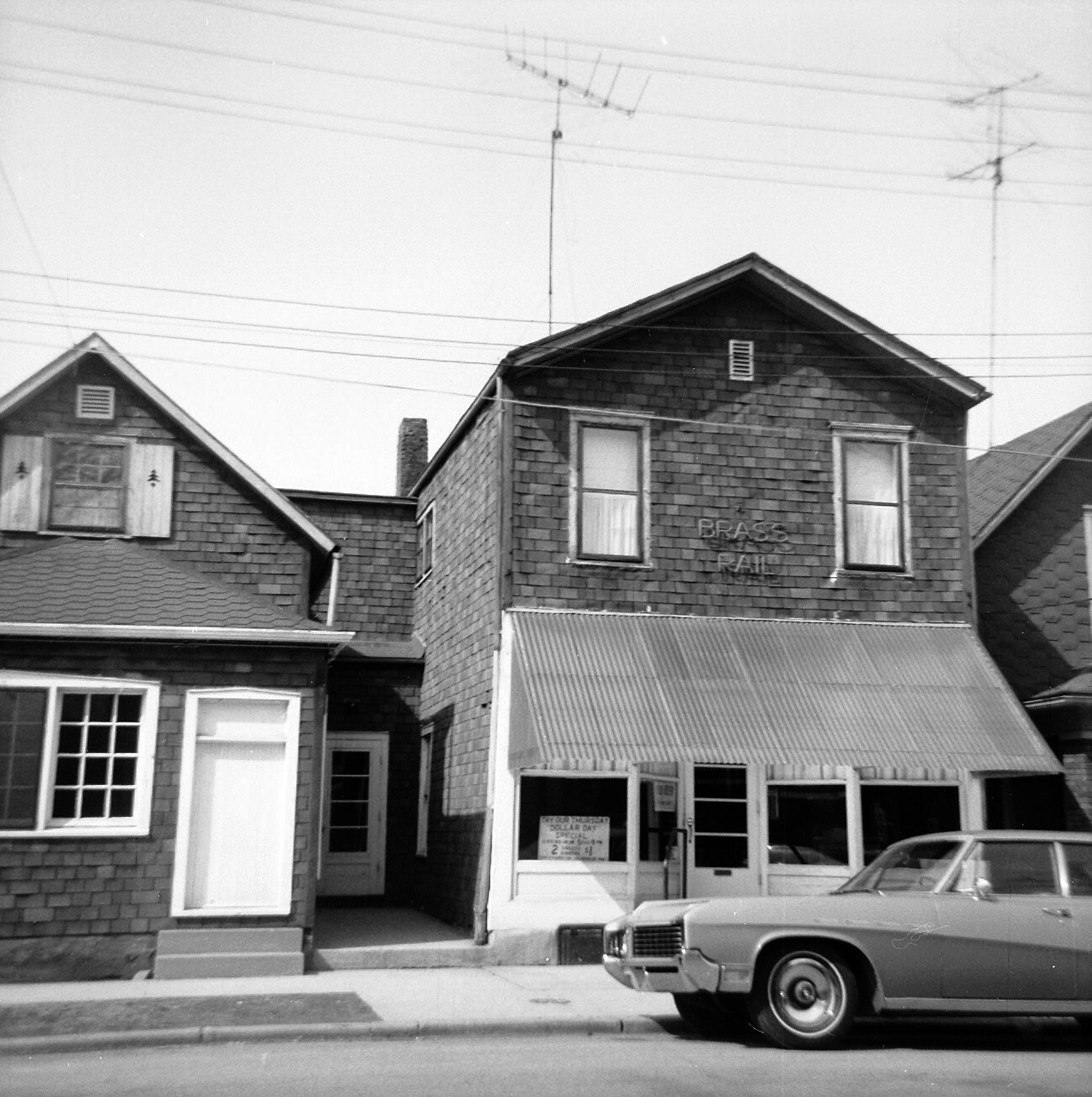 Cass County Indiana History Tailor Shop Became The Brass Rail Tavern