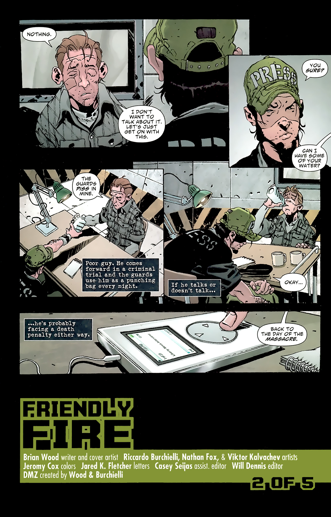 Read online DMZ (2006) comic -  Issue #19 - 3