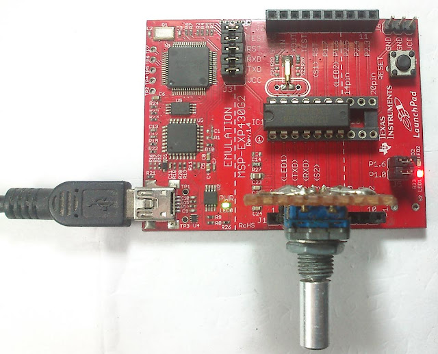 Embedded Engineering Rotary Encoder Interfacing With MSP430 LaunchPad