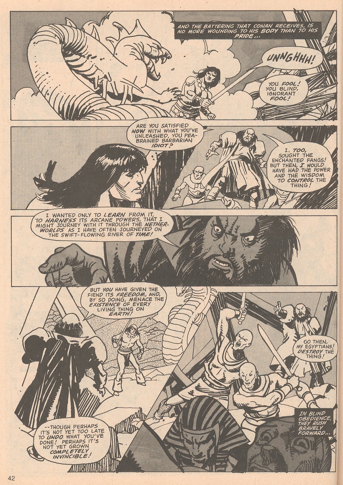 Read online The Savage Sword Of Conan comic -  Issue #65 - 42