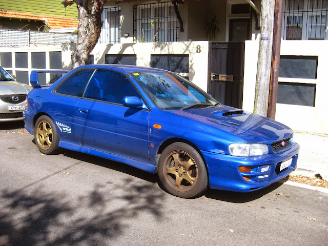 Aussie Old Parked Cars 1999 Subaru Impreza WRX STI Coupe