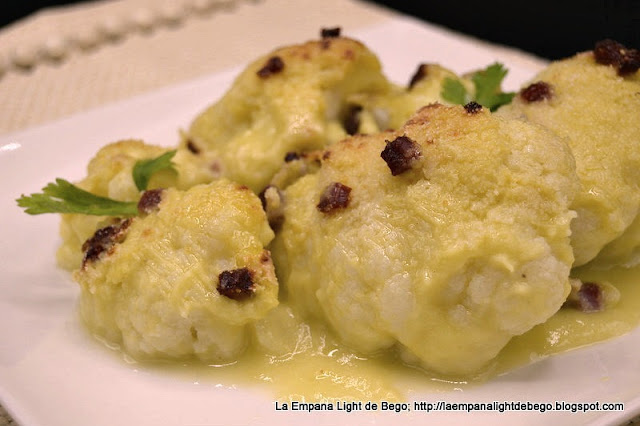 Coliflor Gratinada Con Falsa Bechamel
