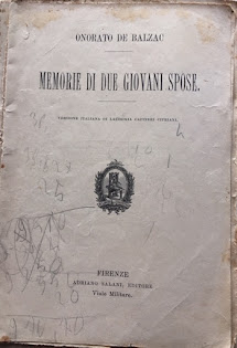 Onorato De Balzac - Memorie di due giovani spose. Anno 1906. Adriano Salani, Firenze