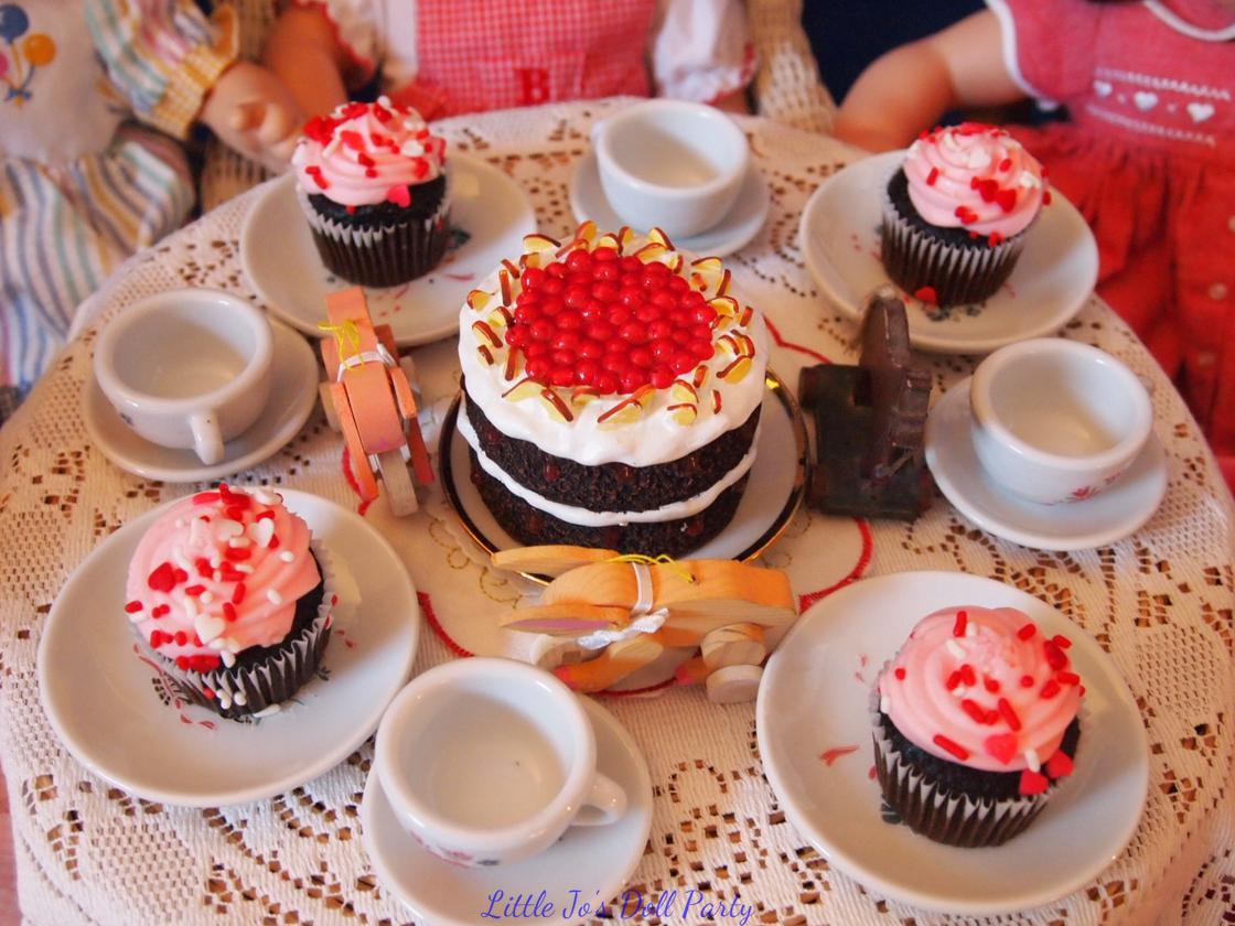 Little Jo's Doll Party Bitty Babies play date tea party at Little Jo's