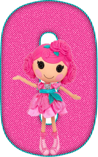 Abecedario Rosado Lalaloopsy. Pink Alphabet Lalaloopsy.