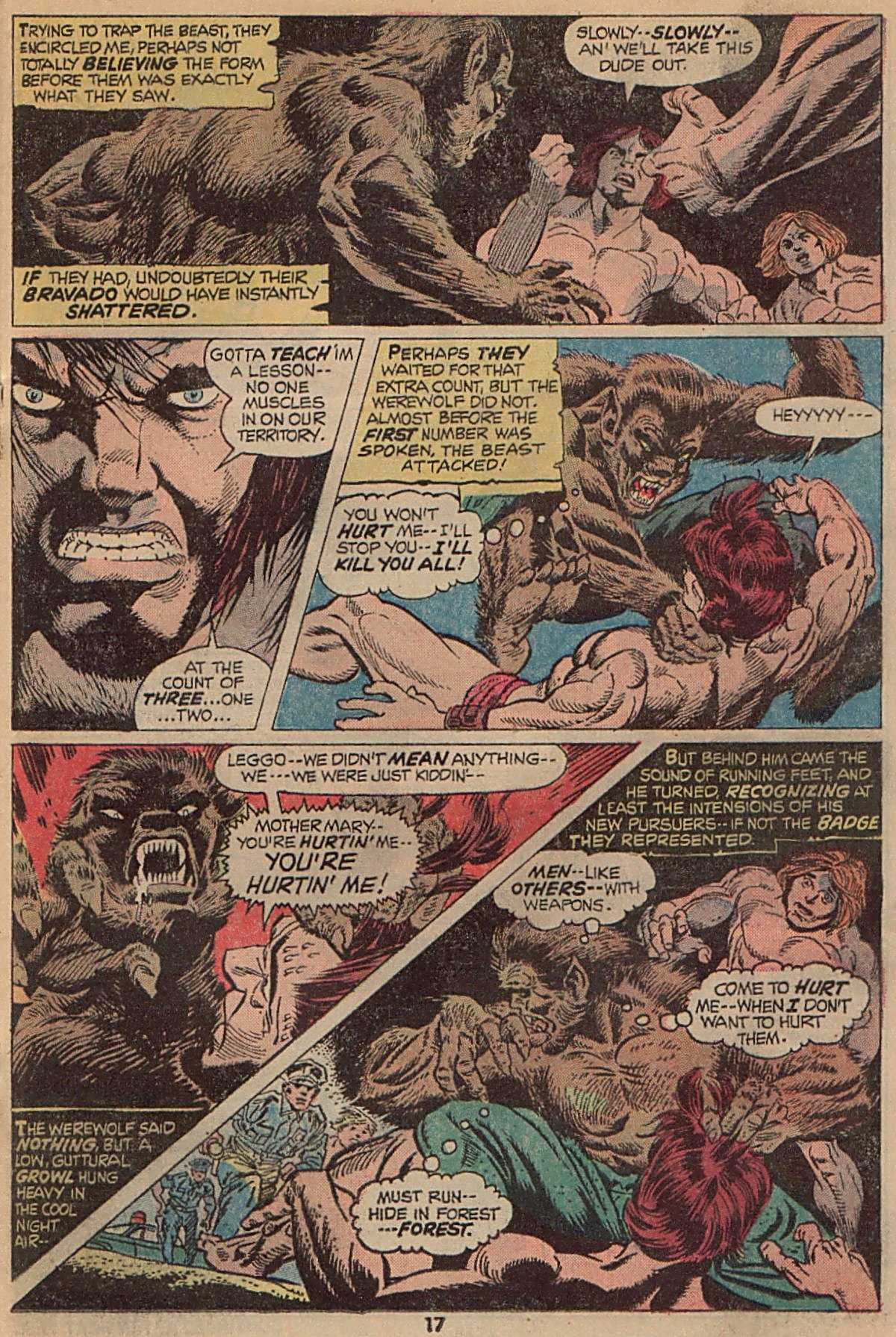 Read online Werewolf by Night (1972) comic -  Issue #11 - 12