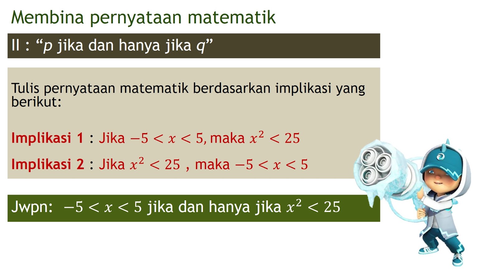 T4 BAB 4 PENAAKULAN MATEMATIK IMPLIKASI