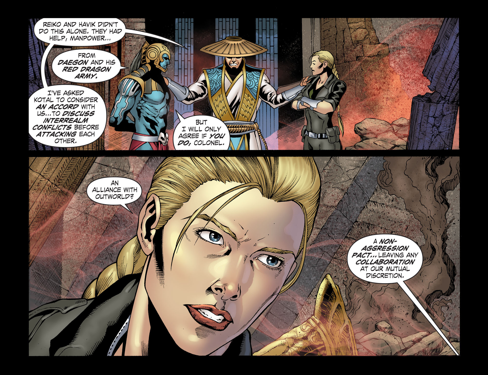 Read online Mortal Kombat X [I] comic -  Issue #33 - 18