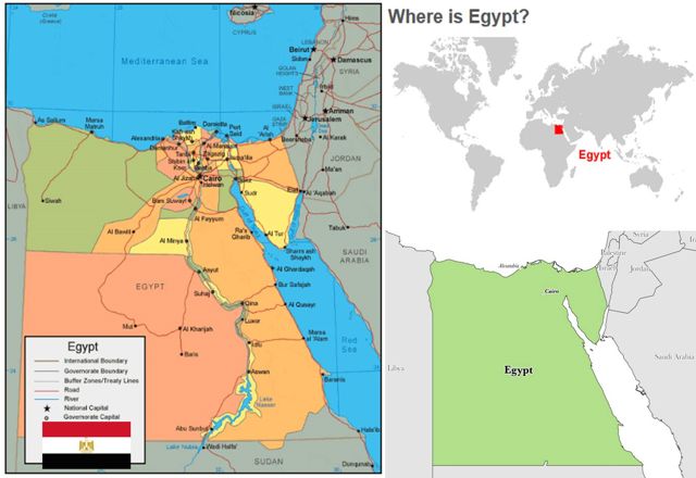 Batas batas negara mesir