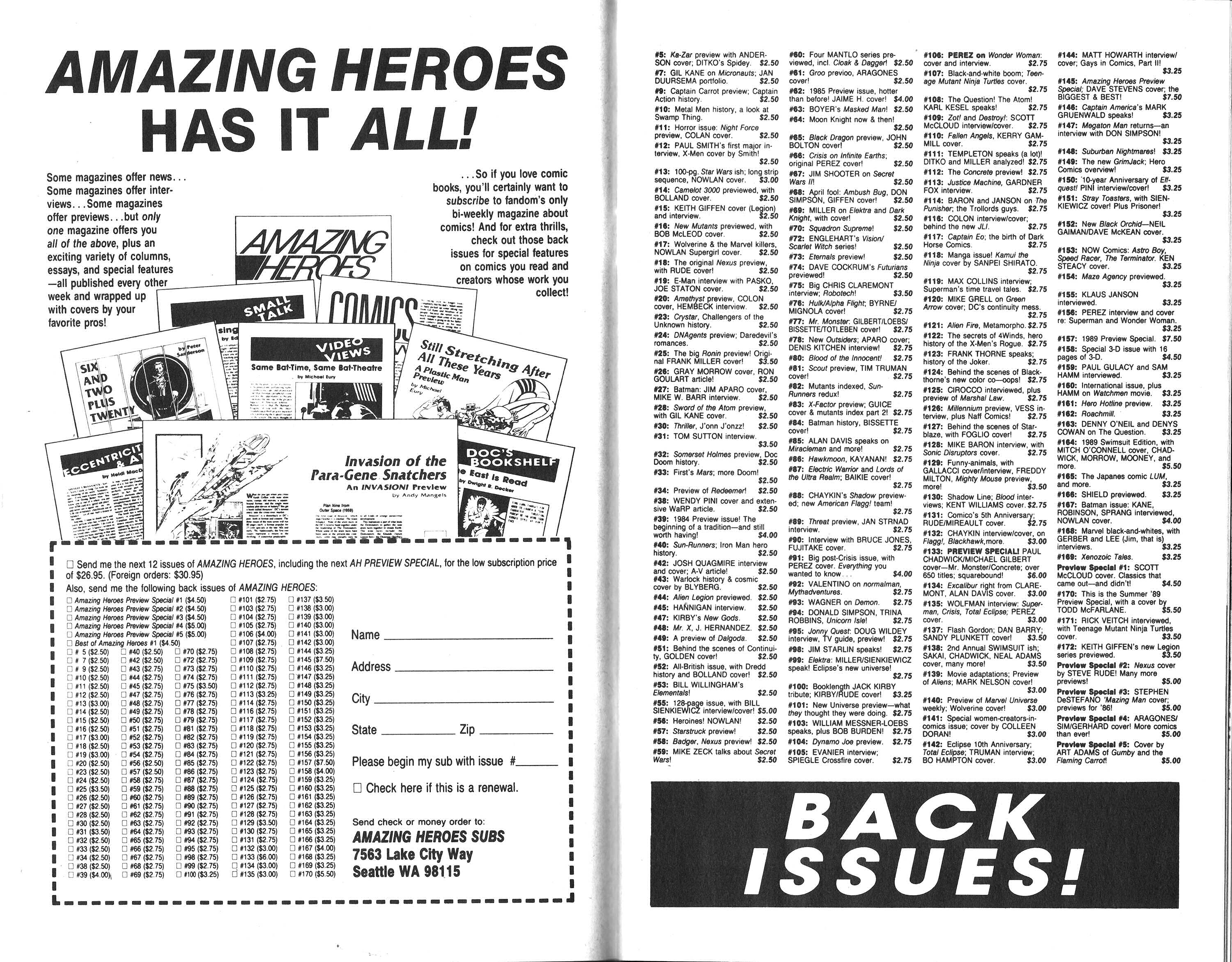 Read online Amazing Heroes comic -  Issue #174 - 17