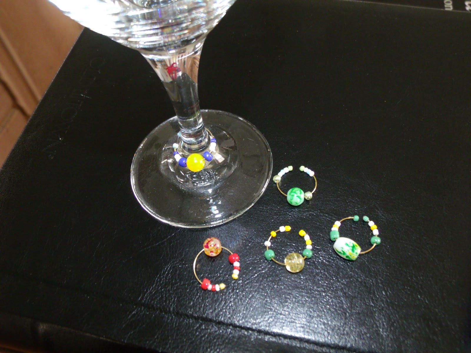 Rad Linc Crafts Beaded Wine Glass Charms