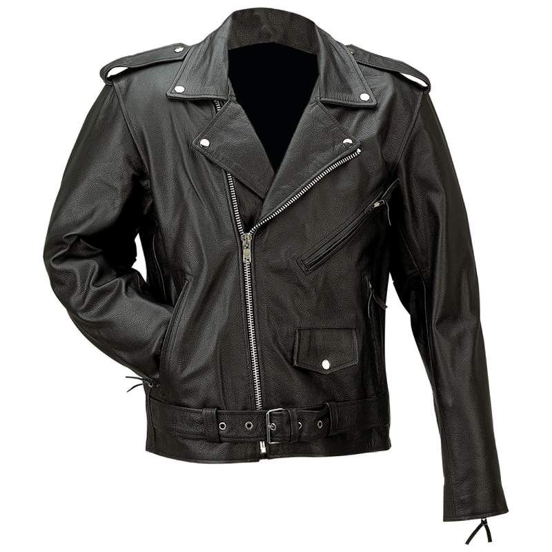 Rocky Mountain Hides™ Solid Genuine Buffalo Leather Jacket