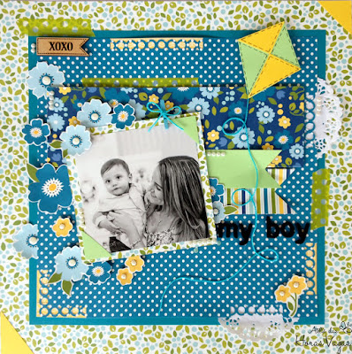 scrap scrapbook scrapbooking lo my boy menino masculino family ties pebbles inc